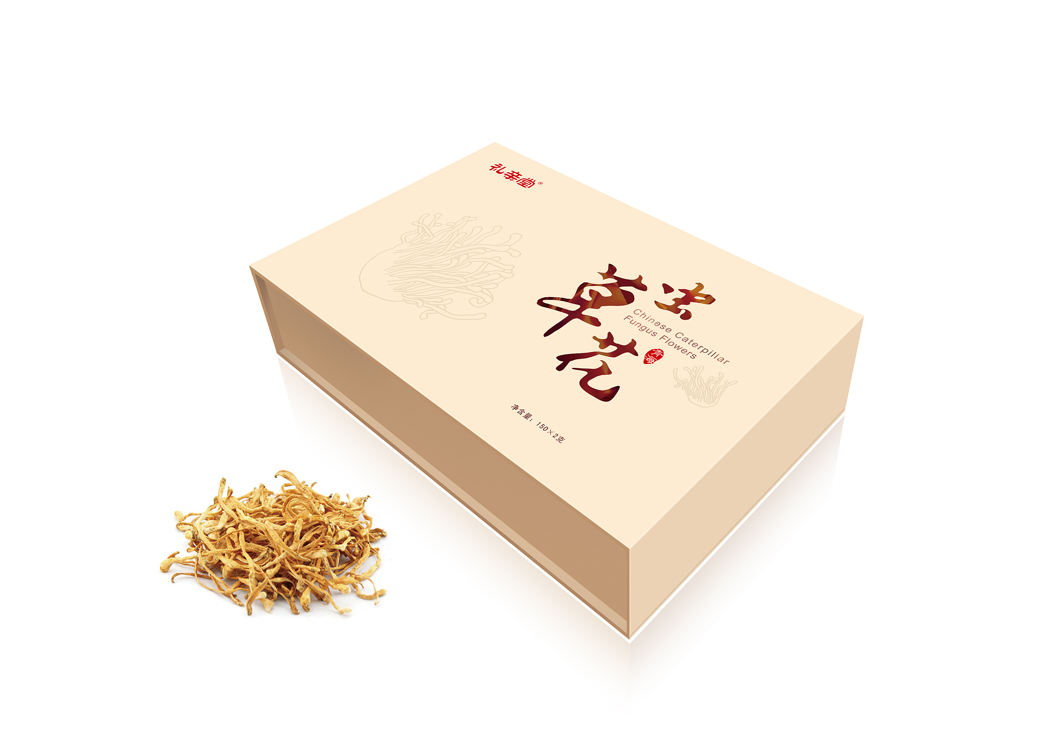 深圳蟲草花包裝設計